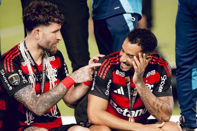 Léo Pereira descarta provocação contra o Palmeiras: "Nada de revanche" Léo Pereira descarta provocação contra o Palmeiras: "Nada de revanche"