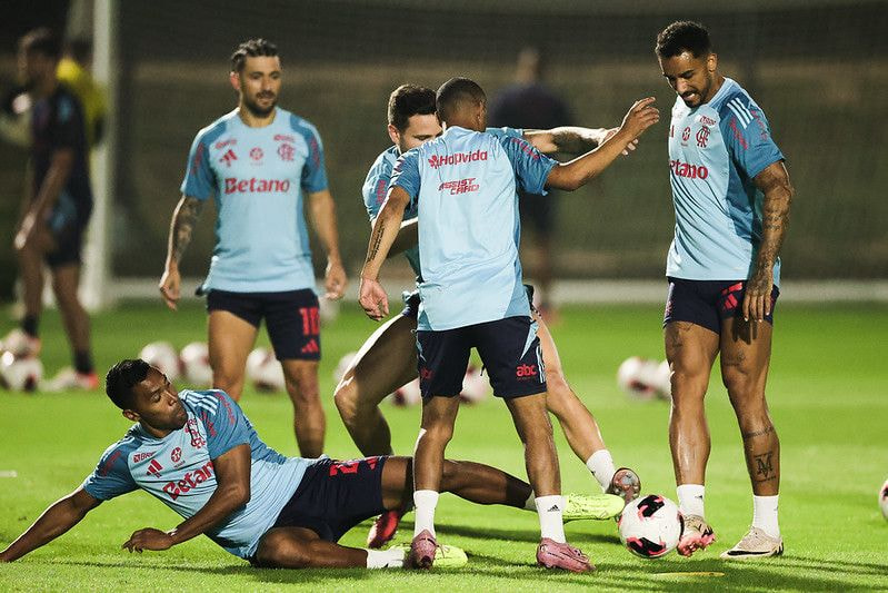 Imagem da noticia Veja como foi o primeiro treino do Flamengo no Catar