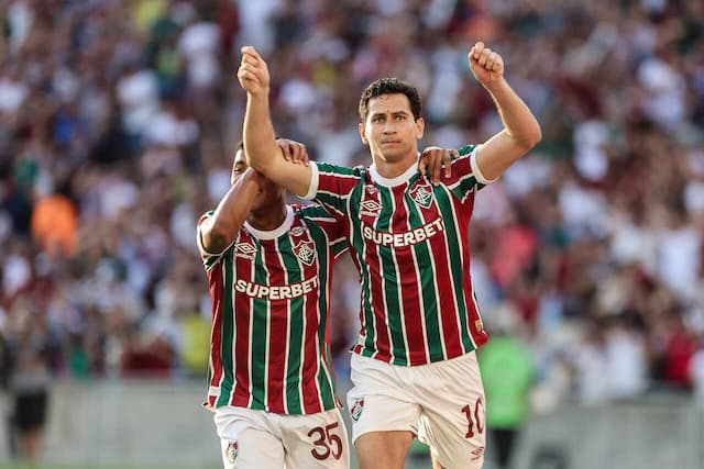 Ganso celebra gol após sete meses e vitória do Fluminense Ganso celebra gol após sete meses e vitória do Fluminense