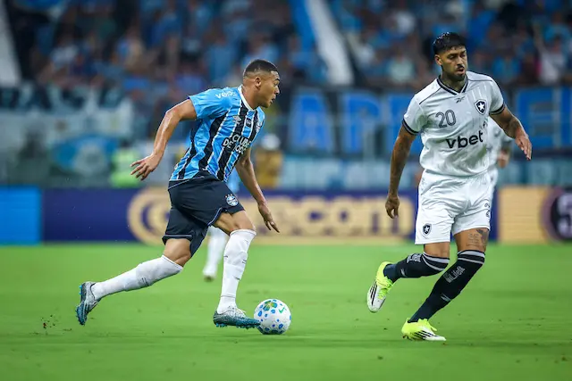 Grêmio vira em dez minutos e vence o Botafogo Grêmio vira em dez minutos e vence o Botafogo