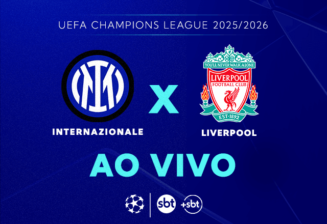 Imagem da noticia Ao vivo: assista Inter de Milão x Liverpool pela Champions League
