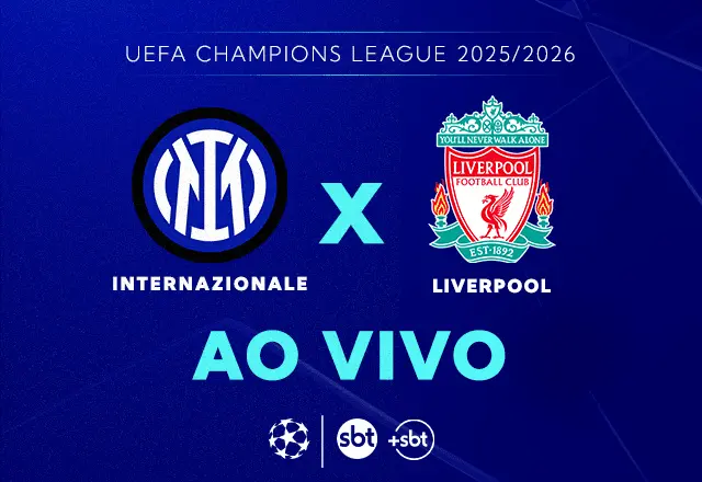 Ao vivo: assista Inter de Milão x Liverpool pela Champions League Ao vivo: assista Inter de Milão x Liverpool pela Champions League