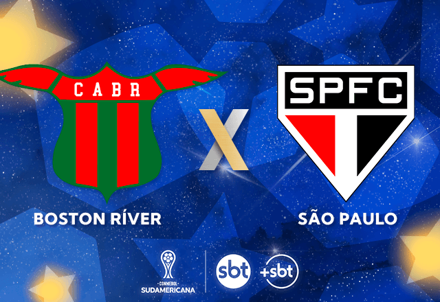 SBT transmite São Paulo x Boston River na Sul-Americana SBT transmite São Paulo x Boston River na Sul-Americana