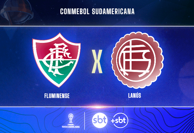 Imagem da noticia SBT transmite Fluminense x Lanús na Sul-Americana
