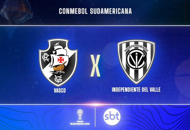 Imagem da noticia SBT transmite Vasco x Independiente del Valle pelo playoff da Sul-Americana