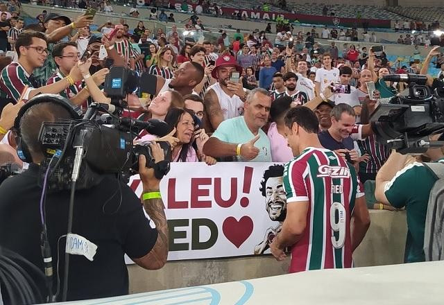 Imagem da noticia "A única torcida que acreditou em mim foi a do Fluminense", diz Fred