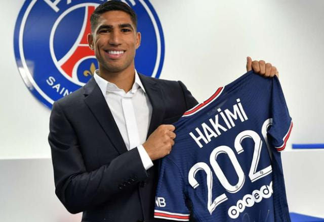 Imagem da noticia PSG anuncia contratação de Hakimi, ex-Inter de Milão