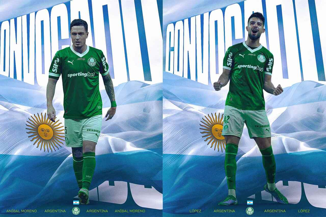 Imagem da noticia Argentina divulga convocação para amistosos com dois nomes do Palmeiras