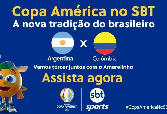 Imagem da noticia Ao vivo: assista Argentina x Colômbia pela semifinal da Copa América