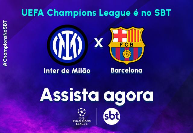 Imagem da noticia Ao vivo: assista Inter de Milão x Barcelona pela Champions League