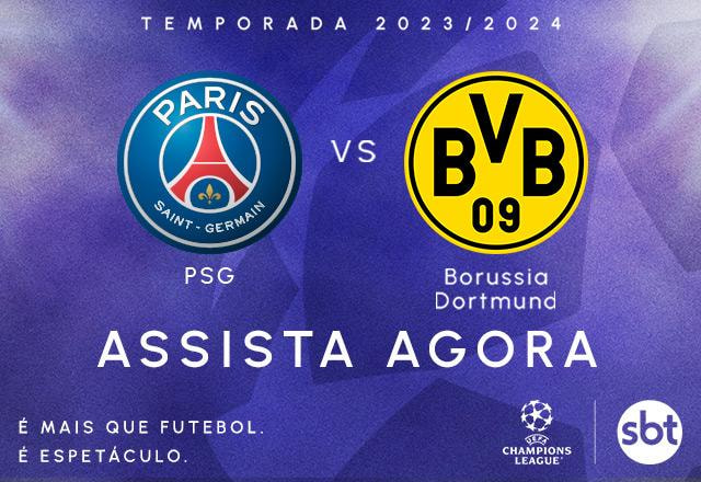 Imagem da noticia Ao vivo: assista PSG x Borussia Dortmund pela Champions League