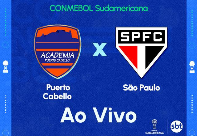 Imagem da noticia Ao vivo: assista Puerto Cabello x São Paulo pela Copa Sul-Americana