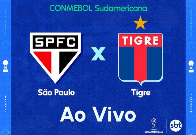 Imagem da noticia Ao vivo: assista São Paulo x Tigre pela Copa Sul-Americana