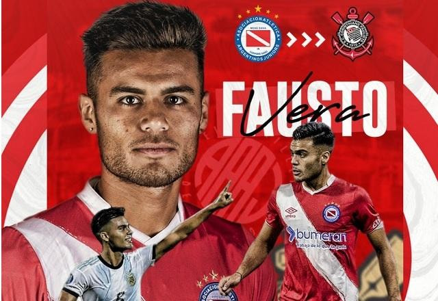 Imagem da noticia Argentinos Juniors confirma venda de Fausto Vera ao Corinthians