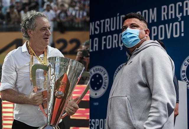 Imagem da noticia Atlético-MG vive bonança com mecenas e Cruzeiro enfrenta crise com Ronaldo