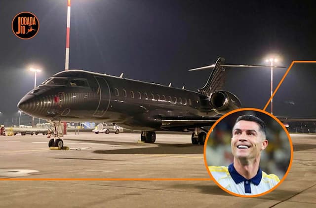 Jato de Cristiano Ronaldo deixa Oriente Médio após ataque na Arábia Saudita Jato de Cristiano Ronaldo deixa Oriente Médio após ataque na Arábia Saudita