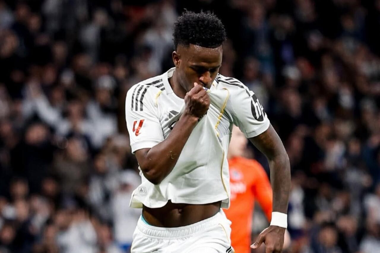 Imagem da noticia Vini Jr detona na goleada do Real Madrid sobre a Real Sociedad