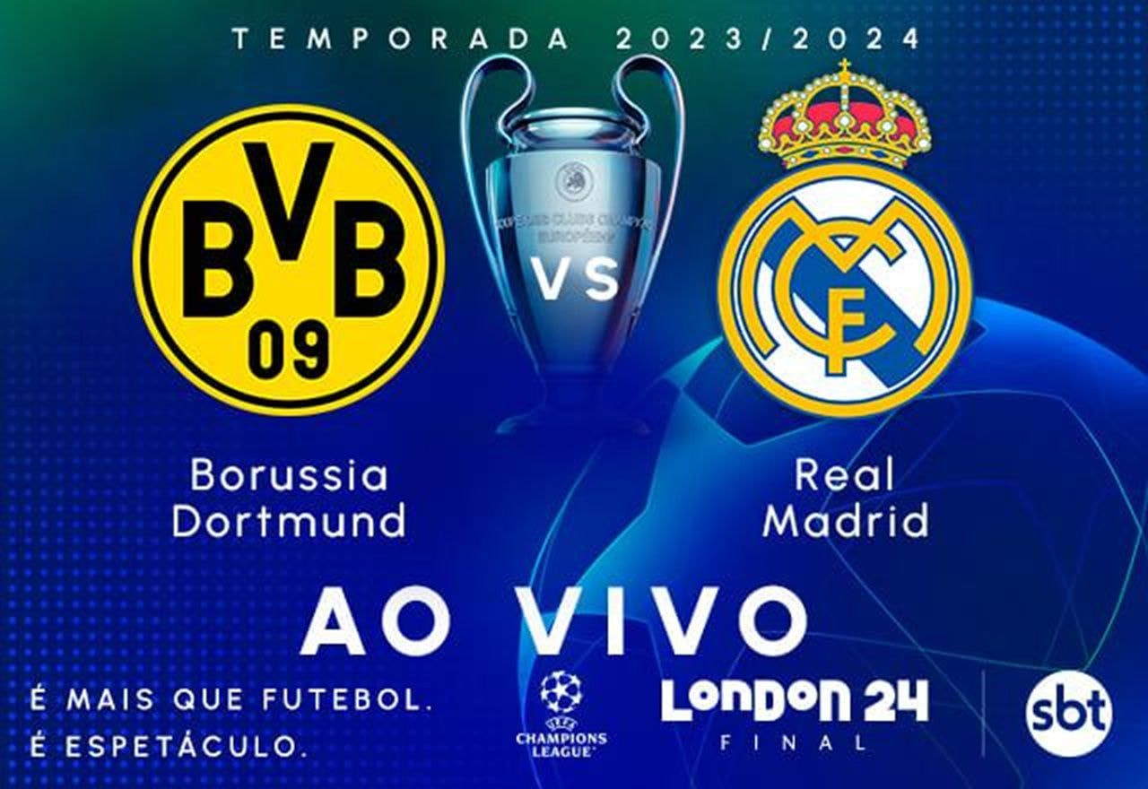 Imagem da noticia Relembre Borussia Dortmund x Real Madrid pela final da Champions League