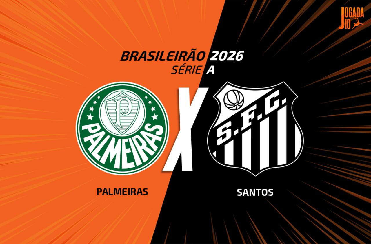 Imagem da noticia Palmeiras x Santos: onde assistir, escalações e arbitragem
