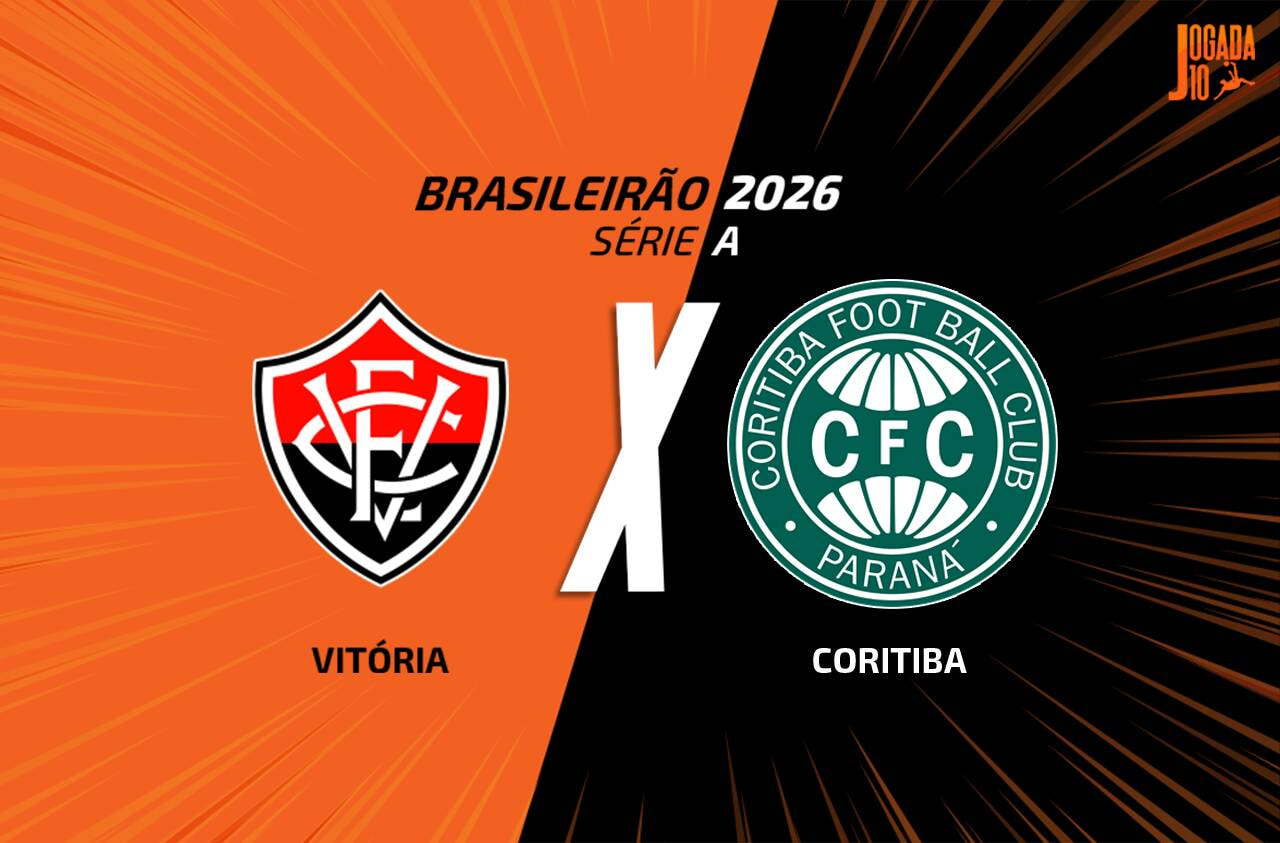 Imagem da noticia Vitória x Coritiba: onde assistir, escalações e arbitragem