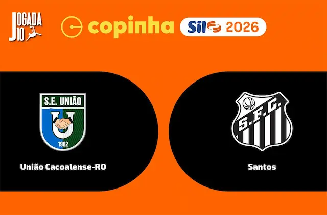 União Cacoalense x Santos, pela Copinha: onde assistir União Cacoalense x Santos, pela Copinha: onde assistir