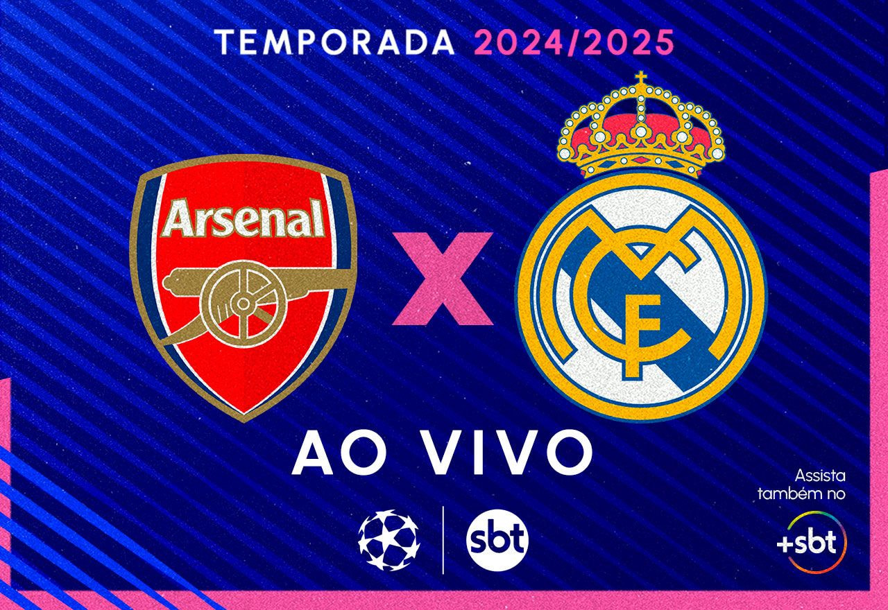 Imagem da noticia Ao vivo: assista Arsenal x Real Madrid pela Champions League