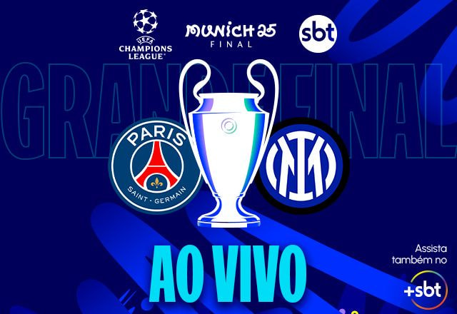 Imagem da noticia Ao vivo: assista PSG x Inter de Milão pela final da Champions League