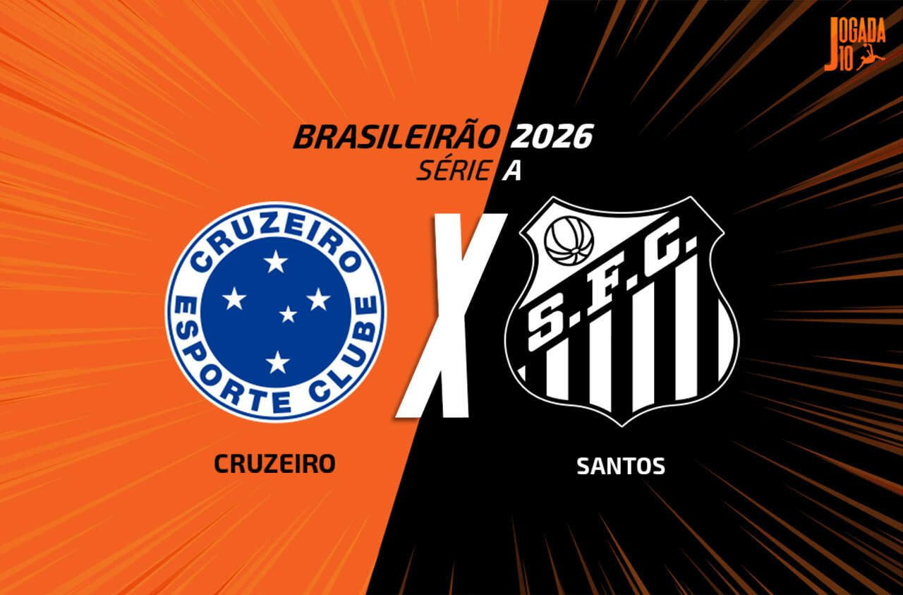 Imagem da noticia Cruzeiro x Santos: onde assistir, escalações e arbitragem