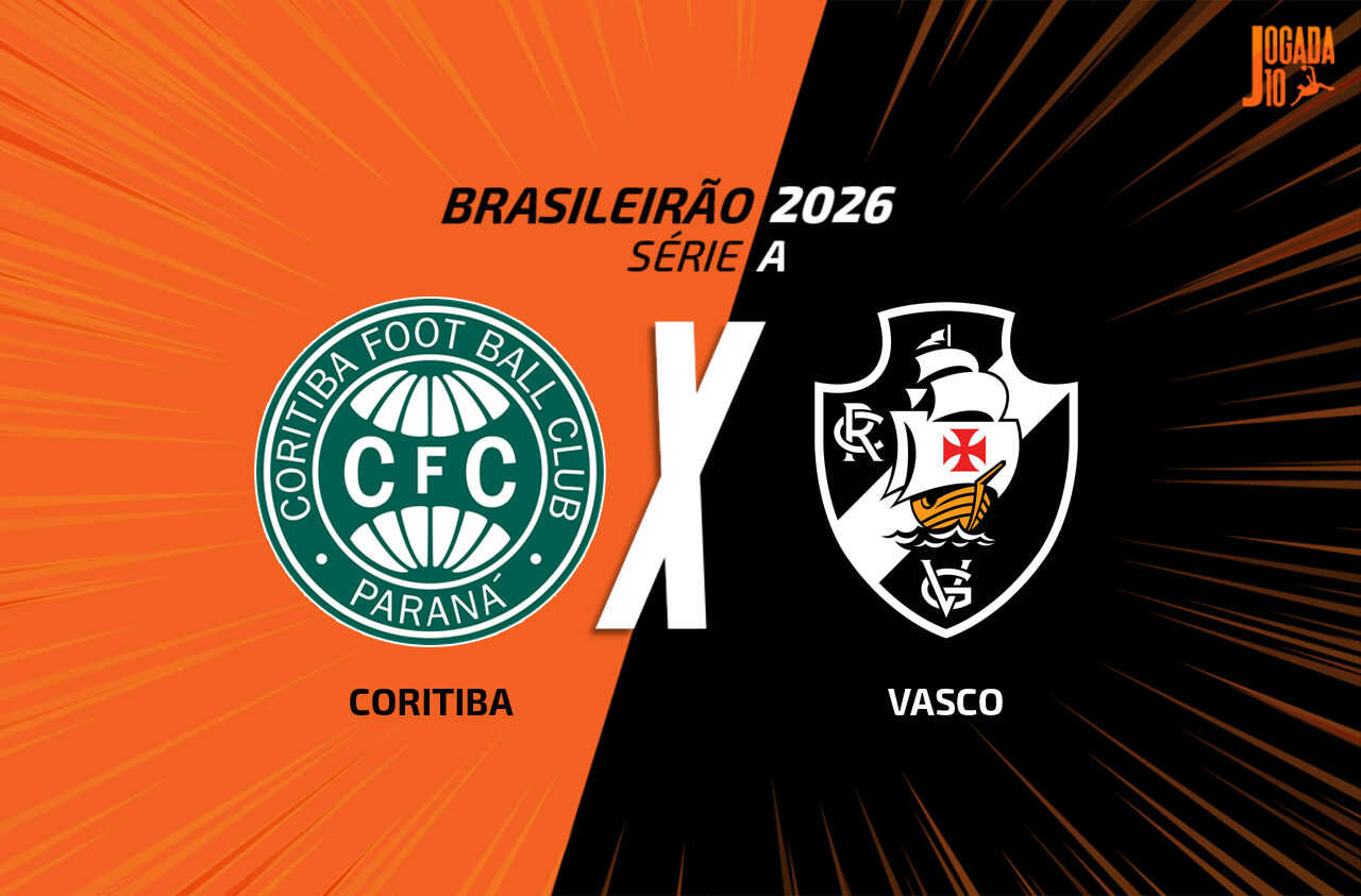 Imagem da noticia Coritiba x Vasco: onde assistir, escalações e arbitragem
