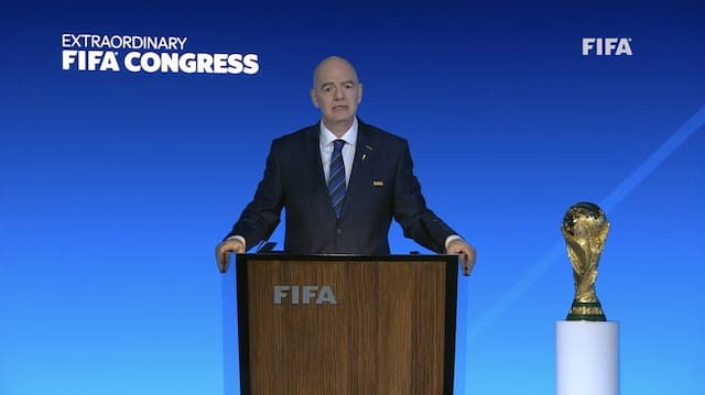 Presidente da Fifa parabeniza Flamengo pelo título da Libertadores Presidente da Fifa parabeniza Flamengo pelo título da Libertadores
