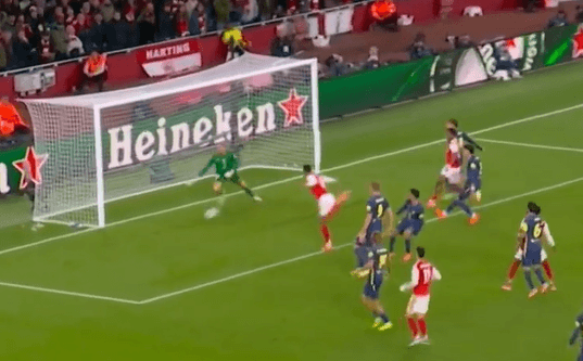 Gol do Arsenal! Gabriel Magalhães marca de cabeça contra o Atlético de Madrid Gol do Arsenal! Gabriel Magalhães marca de cabeça contra o Atlético de Madrid