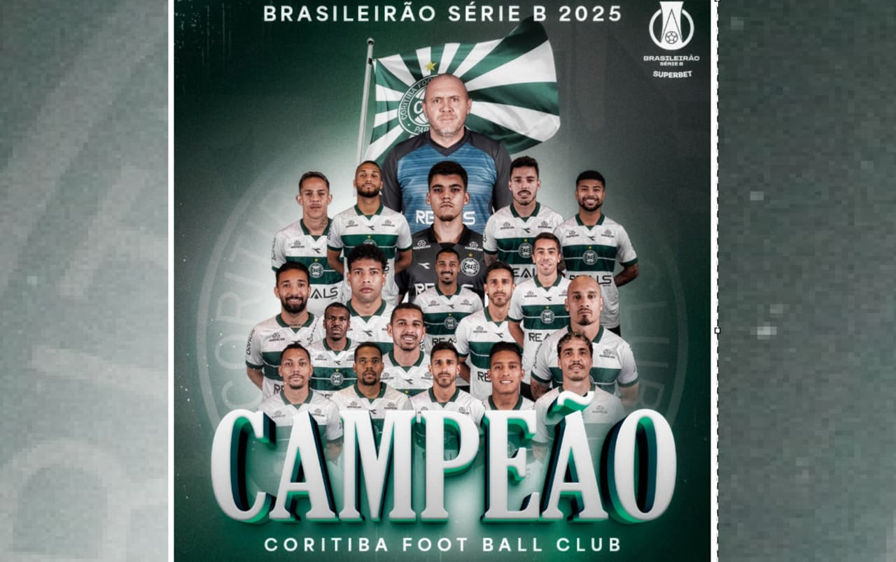 Imagem da noticia Coritiba é o campeão da Serie B do Brasileirão