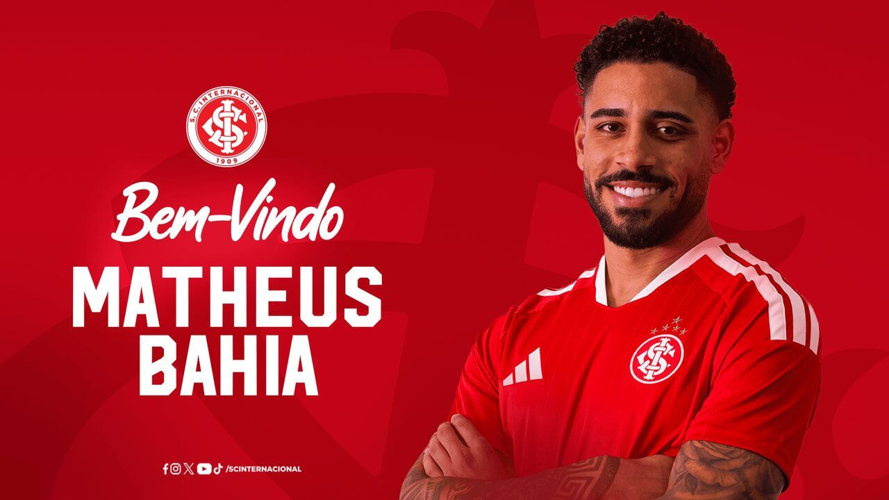 Imagem da noticia Internacional anuncia contratação do lateral Matheus Bahia