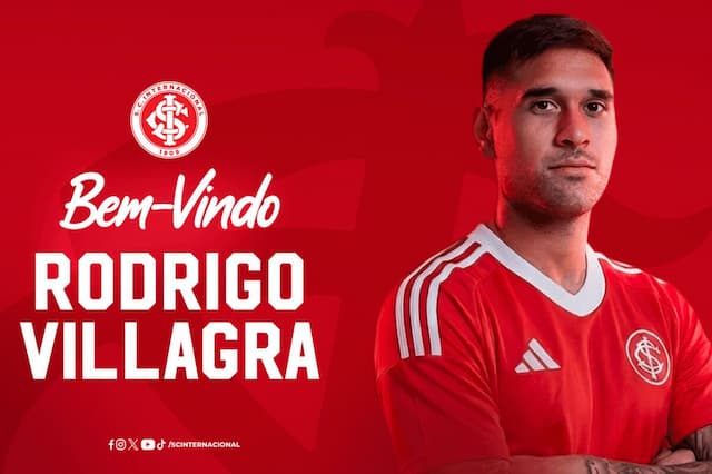 Internacional anuncia a contratação de Rodrigo Villagra Internacional anuncia a contratação de Rodrigo Villagra