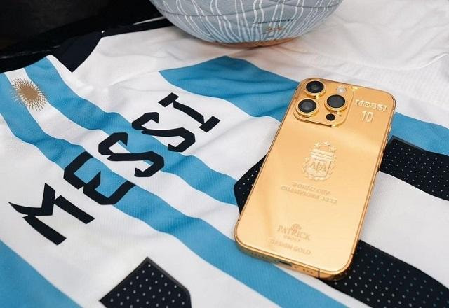 Imagem da noticia Messi presenteia colegas de seleção argentina com celulares de R$ 1 milhão