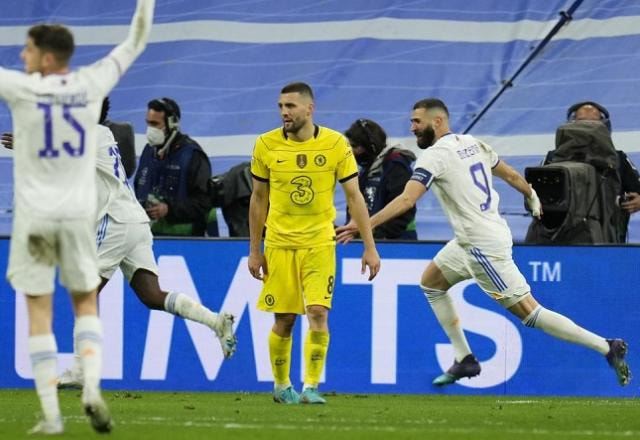 Imagem da noticia Champions: Chelsea e Real revivem situação de duelo inesquecível de 2022