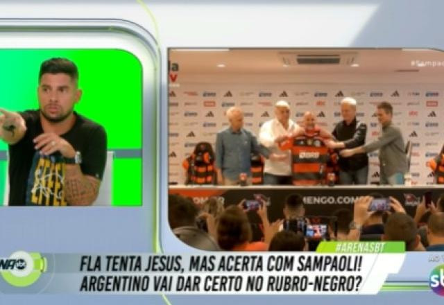 Imagem da noticia "Sampaoli no Flamengo é trocar seis por meia dúzia", analisa Cicinho