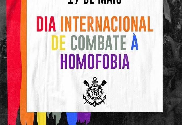 Imagem da noticia Clubes brasileiros se manifestam no Dia Internacional de Combate à Homofobia