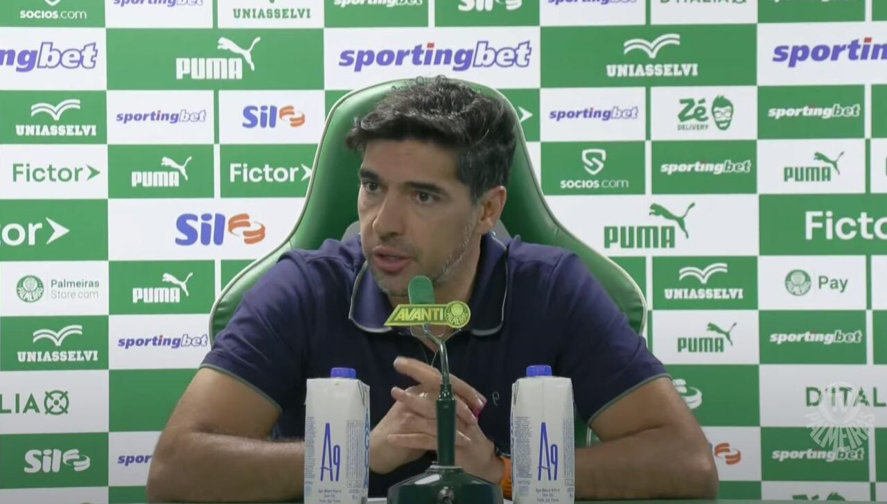 Imagem da noticia Abel Ferreira indica falha no meio do Palmeiras: “Não vínhamos para empatar”
