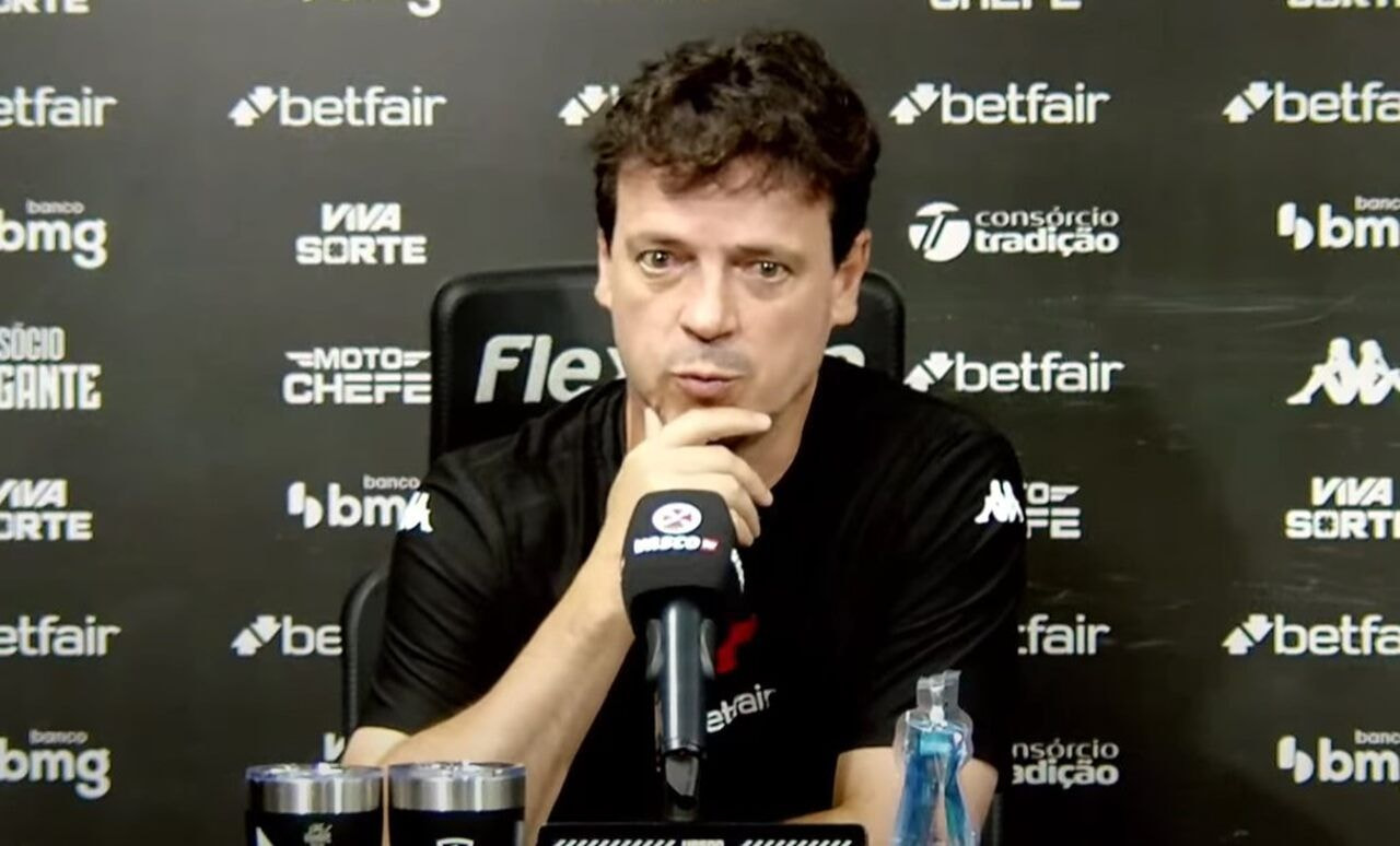 Imagem da noticia Diniz diz que placar refletiu o jogo e admite culpa em revés do Vasco