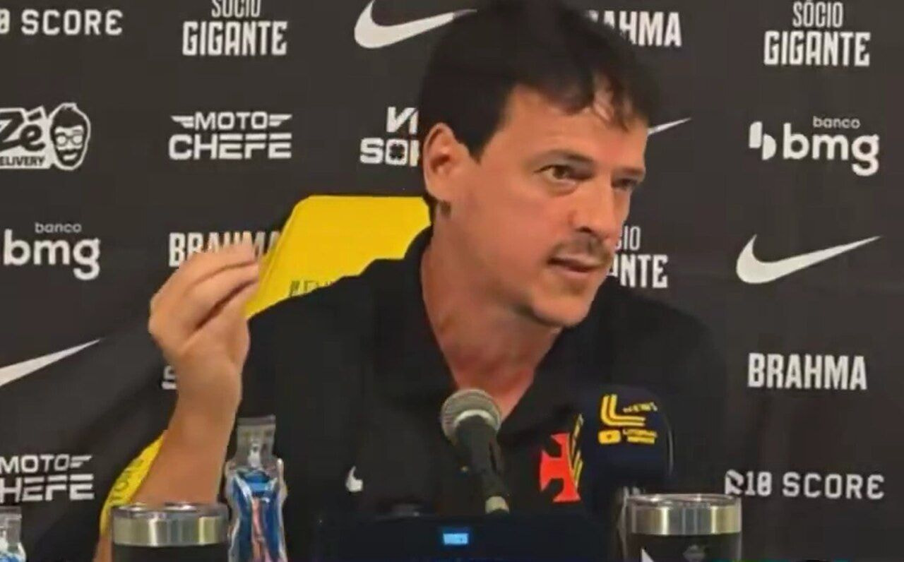 Imagem da noticia Diniz elogia Vasco na derrota e explica bronca: "Sou duro, mas amoroso"
