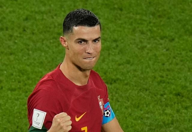 Imagem da noticia Cristiano Ronaldo se torna único jogador a marcar em cinco Copas do Mundo