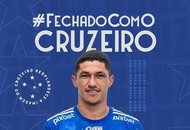 Imagem da noticia Receba! Cruzeiro anuncia Luvannor Henrique ao estilo "Luva de Pedreiro"
