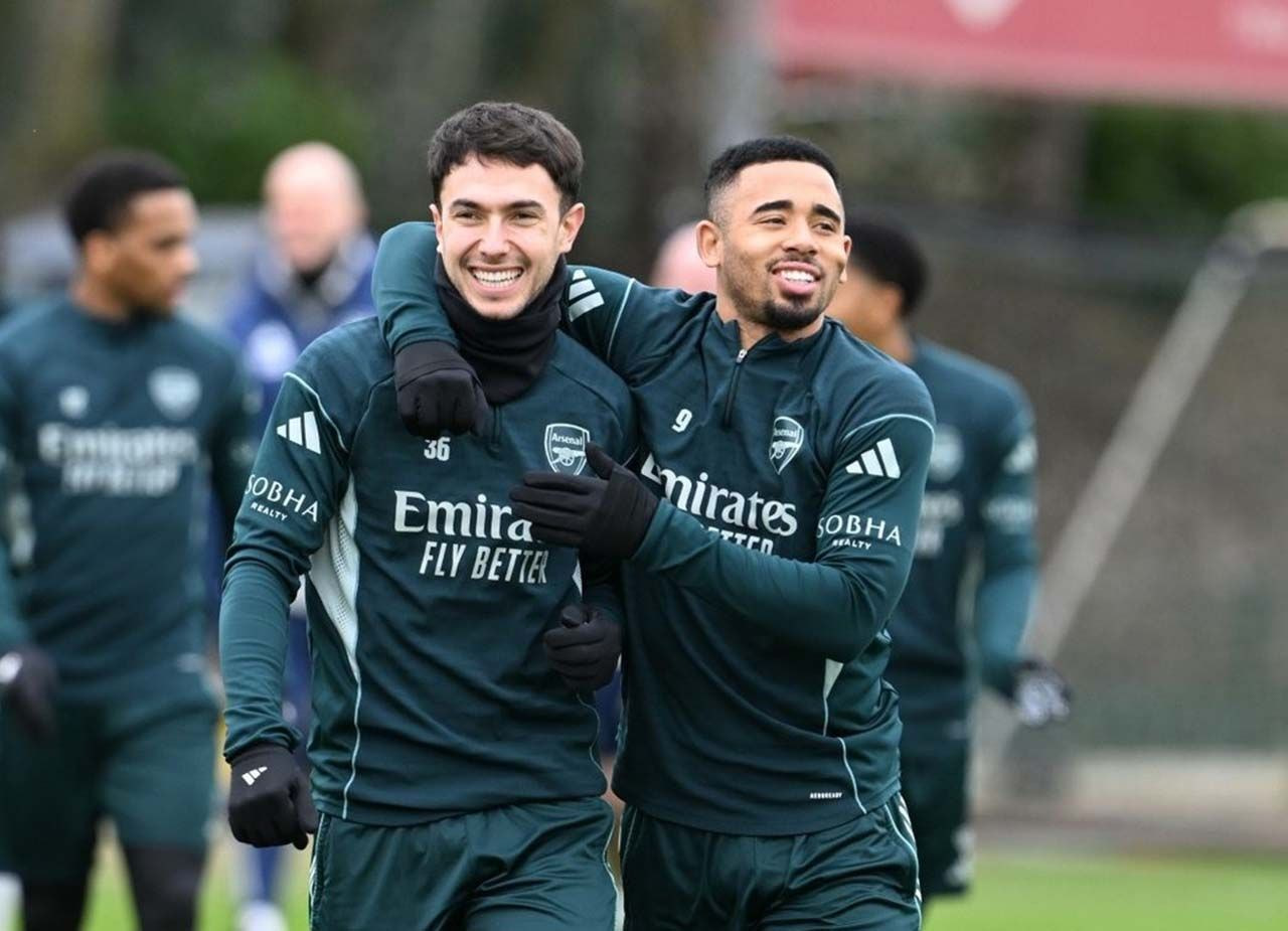 Imagem da noticia Gabriel Jesus tem melhor média de participação em gols do Arsenal após lesão