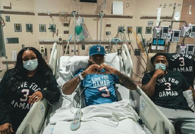 Imagem da noticia NFL: Damar Hamlin tem alta de hospital em Cincinnati e retorna a Buffalo