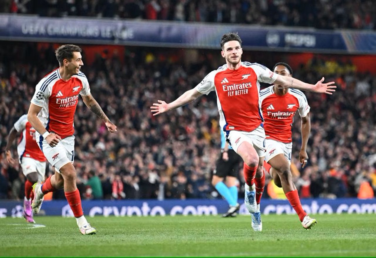 Imagem da noticia Arsenal faz três no Real Madrid e se aproxima da classificação na Champions