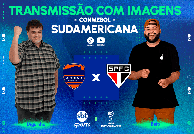 Imagem da noticia SBT Sports terá transmissão descontraída de Puerto Cabello x São Paulo