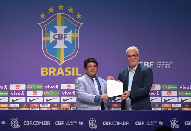 Imagem da noticia Dorival é apresentado e faz apelo por união: "Seleção do povo brasileiro"