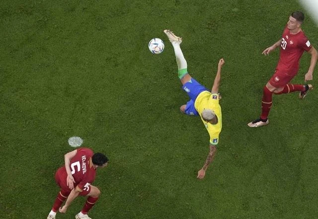 Imagem da noticia Eleito o mais bonito da Copa, gol de Richarlison concorre ao Prêmio Puskás