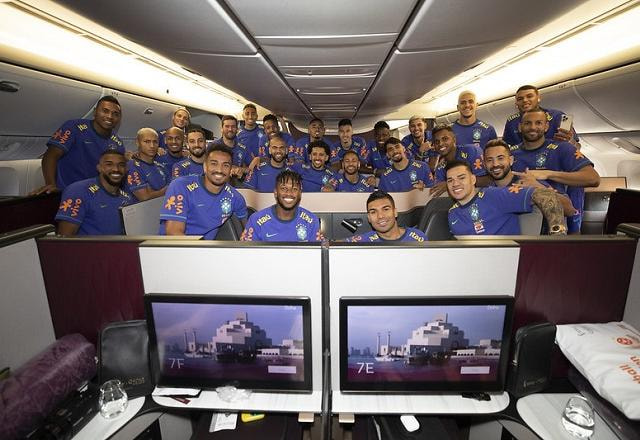 Imagem da noticia Seleção brasileira desembarca no Catar para a Copa do Mundo